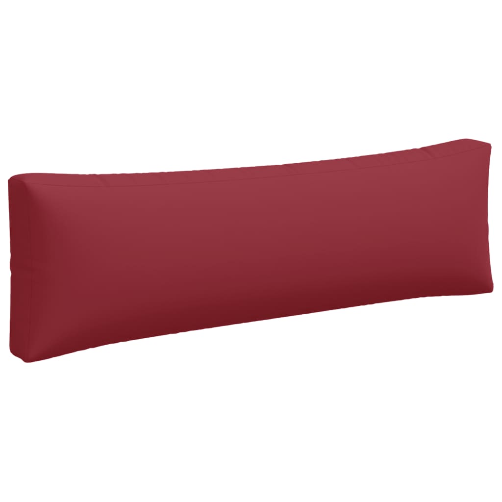 Pallet Cushions 3 pcs Red Fabric