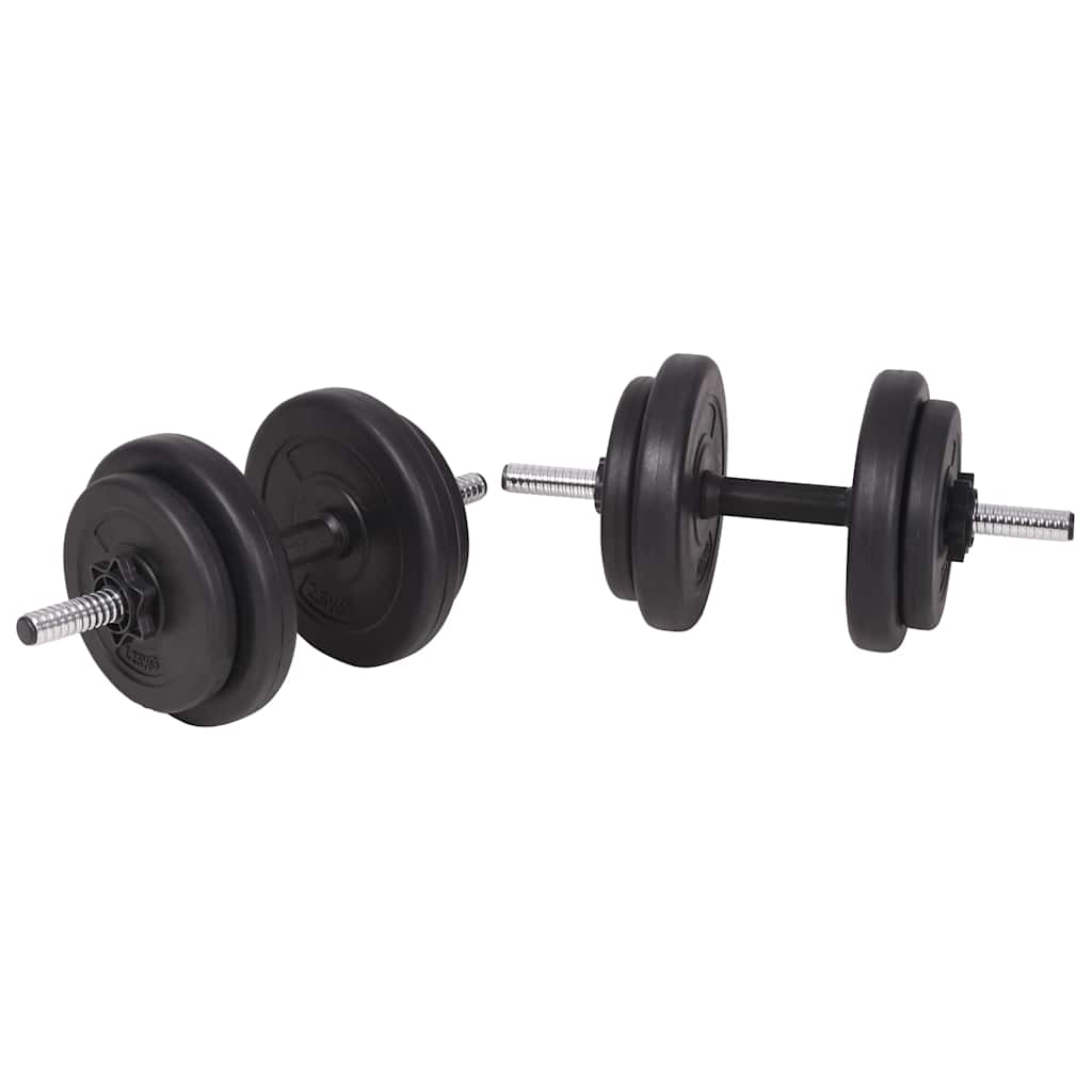 Workout Bench with Weight Rack&Barbell and Dumbbell Set 90 kg