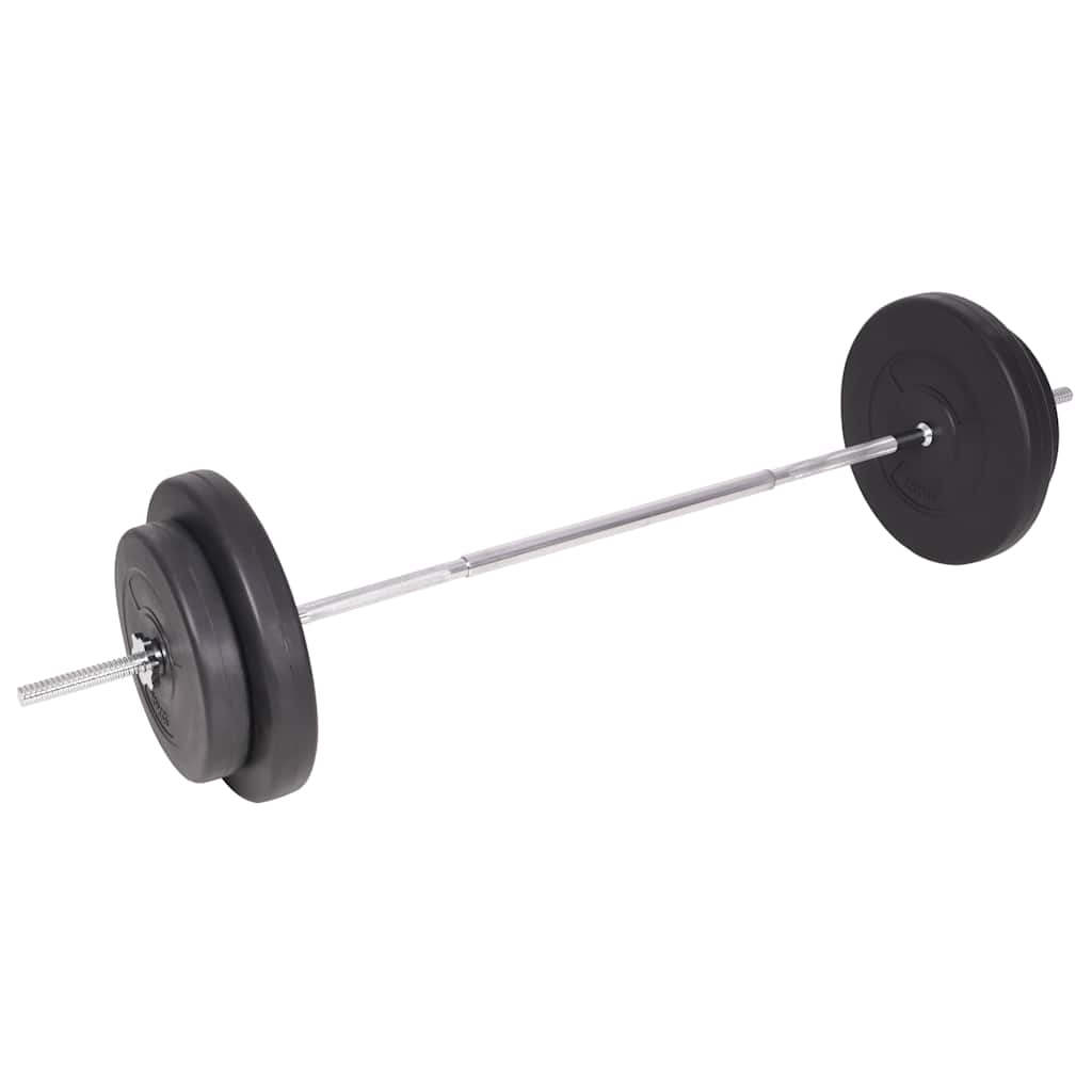 Workout Bench with Weight Rack&Barbell and Dumbbell Set 90 kg
