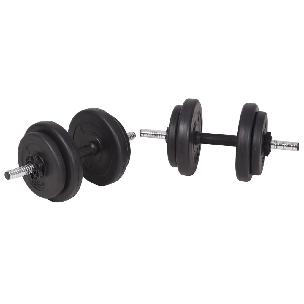 Workout Bench with Weight Rack&Barbell and Dumbbell Set 90 kg