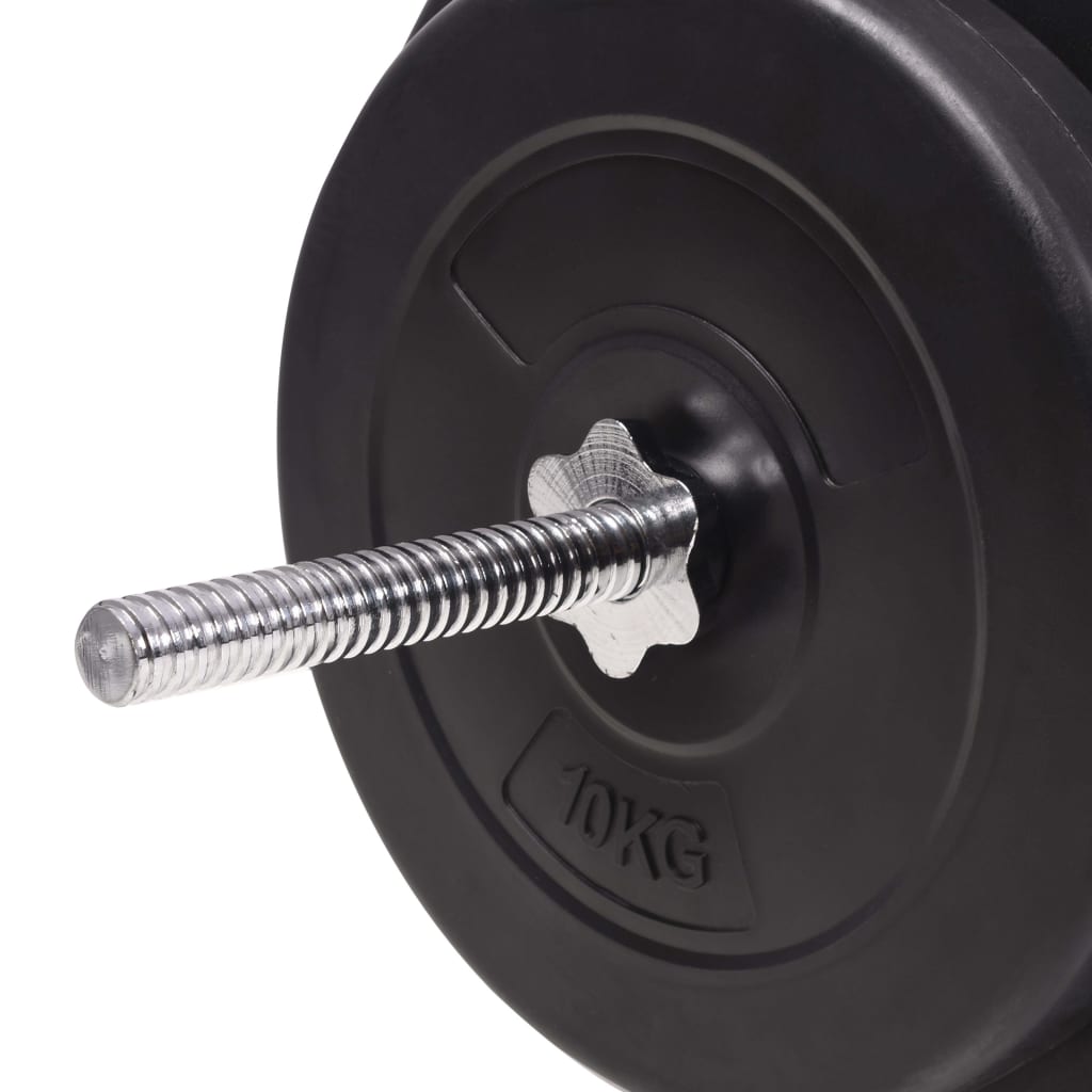 Weight Bench with Weight Rack&Barbell and Dumbbell Set 90 kg