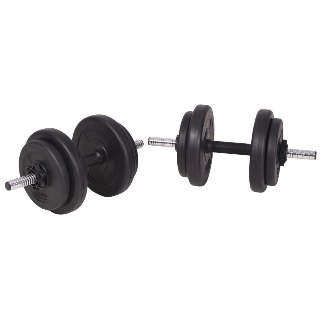 Workout Bench with Weight Rack&Barbell and Dumbbell Set 120 kg