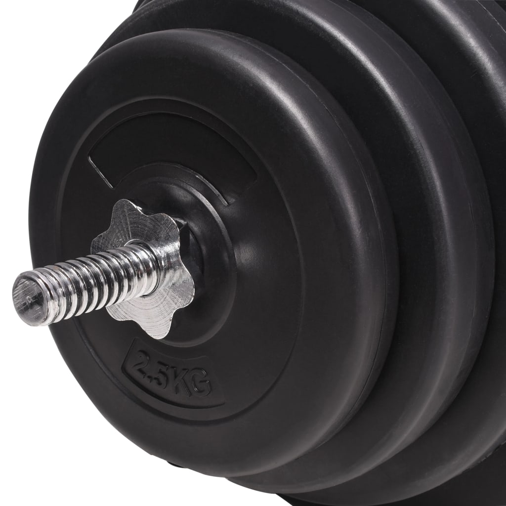 Weight Bench with Weight Rack&Barbell and Dumbbell Set 120 kg