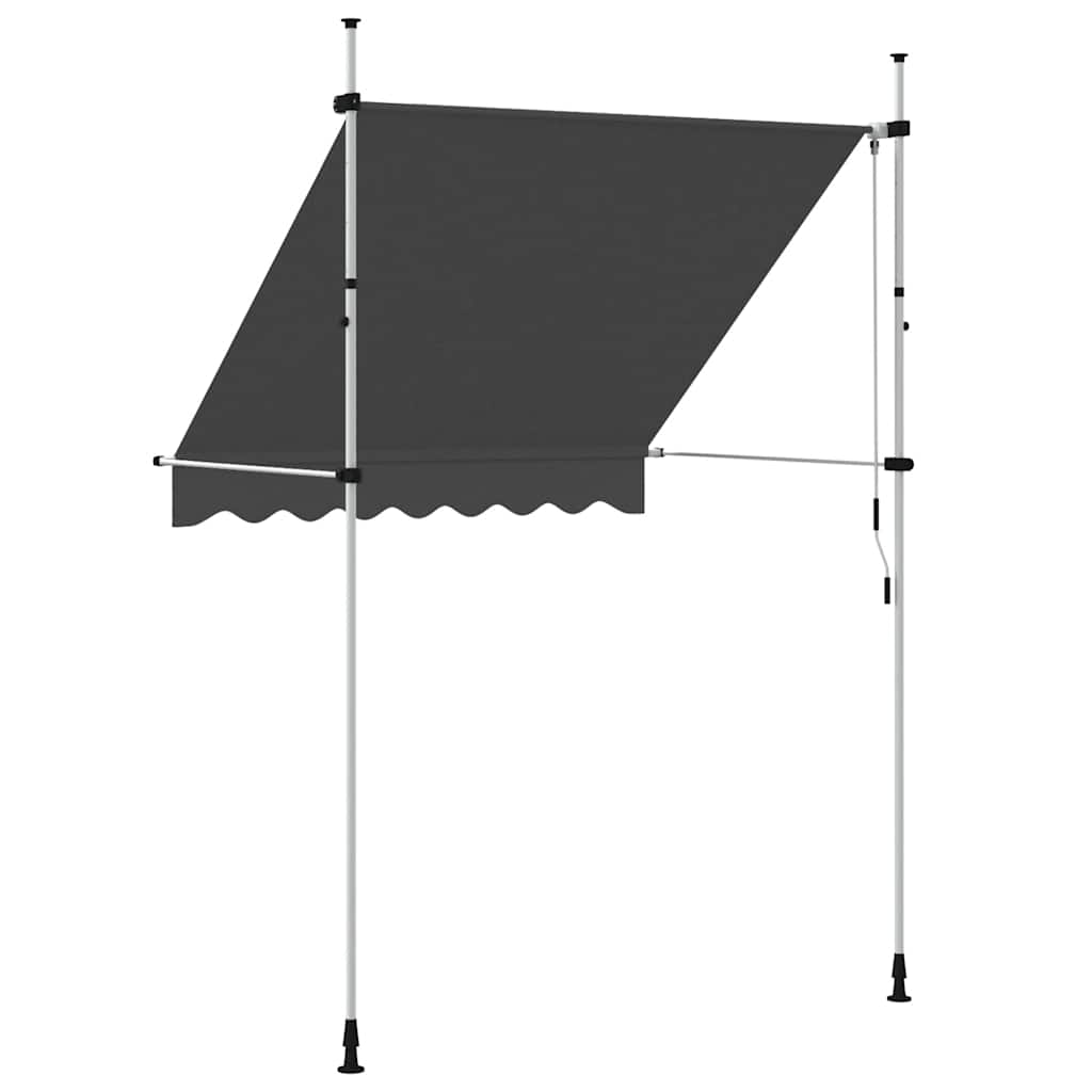Manual Retractable Awning 200 cm Anthracite
