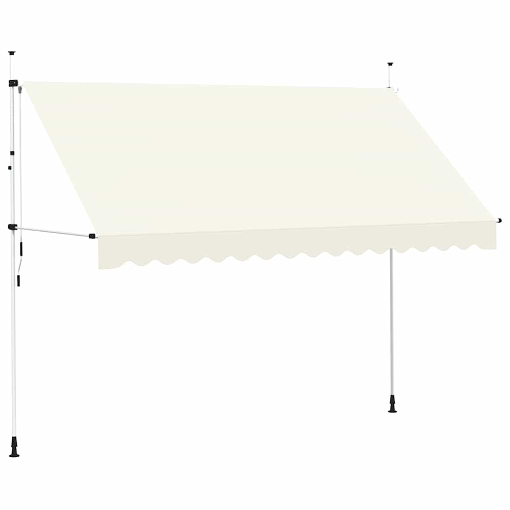 Manual Retractable Awning 350 cm Cream