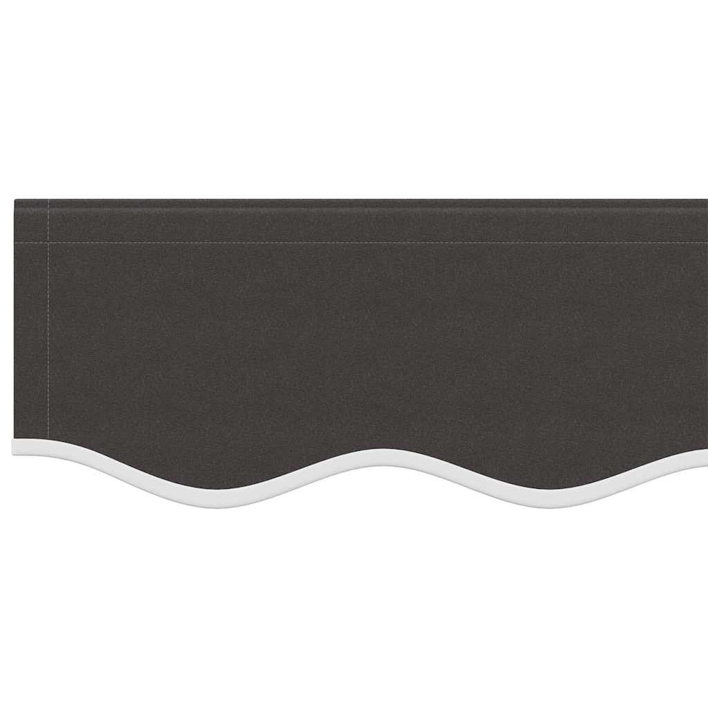 Awning Replacement Fabric Grey 400x300 cm Polyester