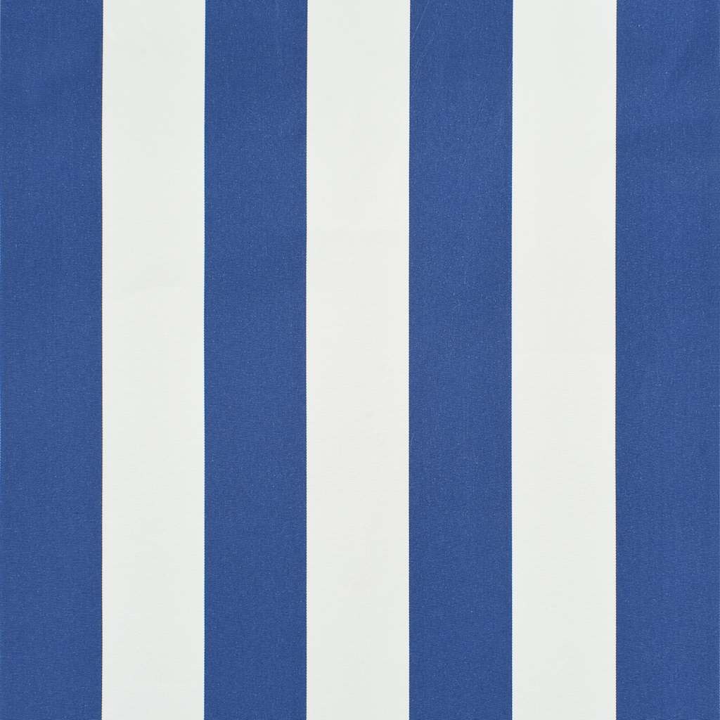 Retractable Awning 150x150 cm Blue and White
