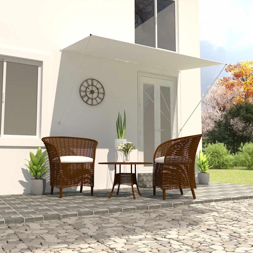 Retractable Awning 250x150 cm Cream