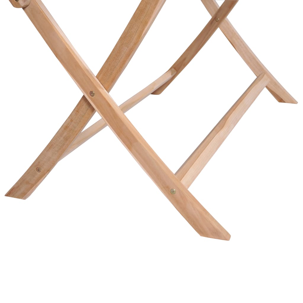 Folding Garden Table 160x80x75 cm Solid Teak Wood
