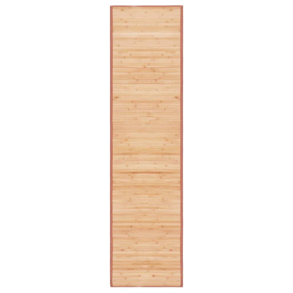 Rug Bamboo 80x300 cm Brown