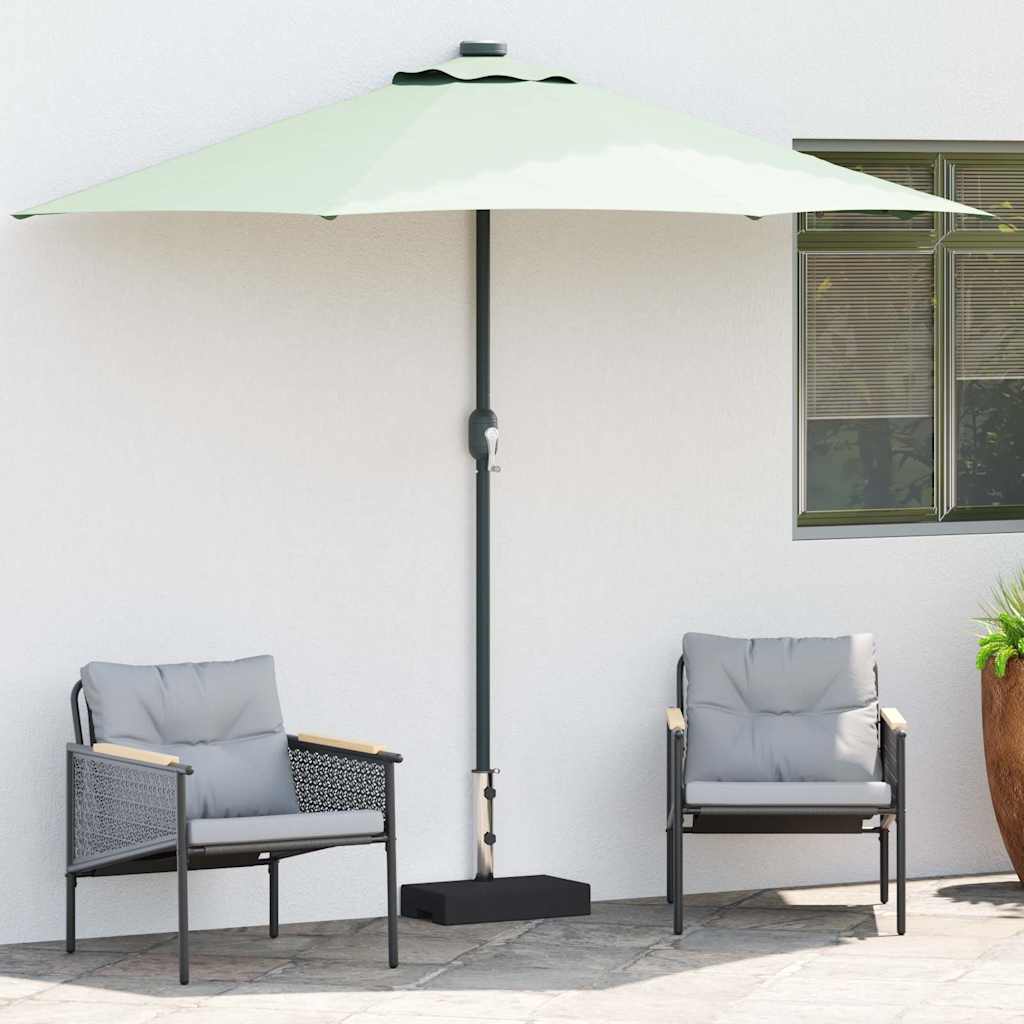 Parasol Base Granite 25 kg Rectangular Black
