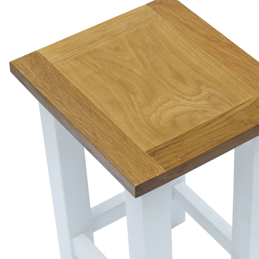 End Table 27x24x37 Cm Solid Wood