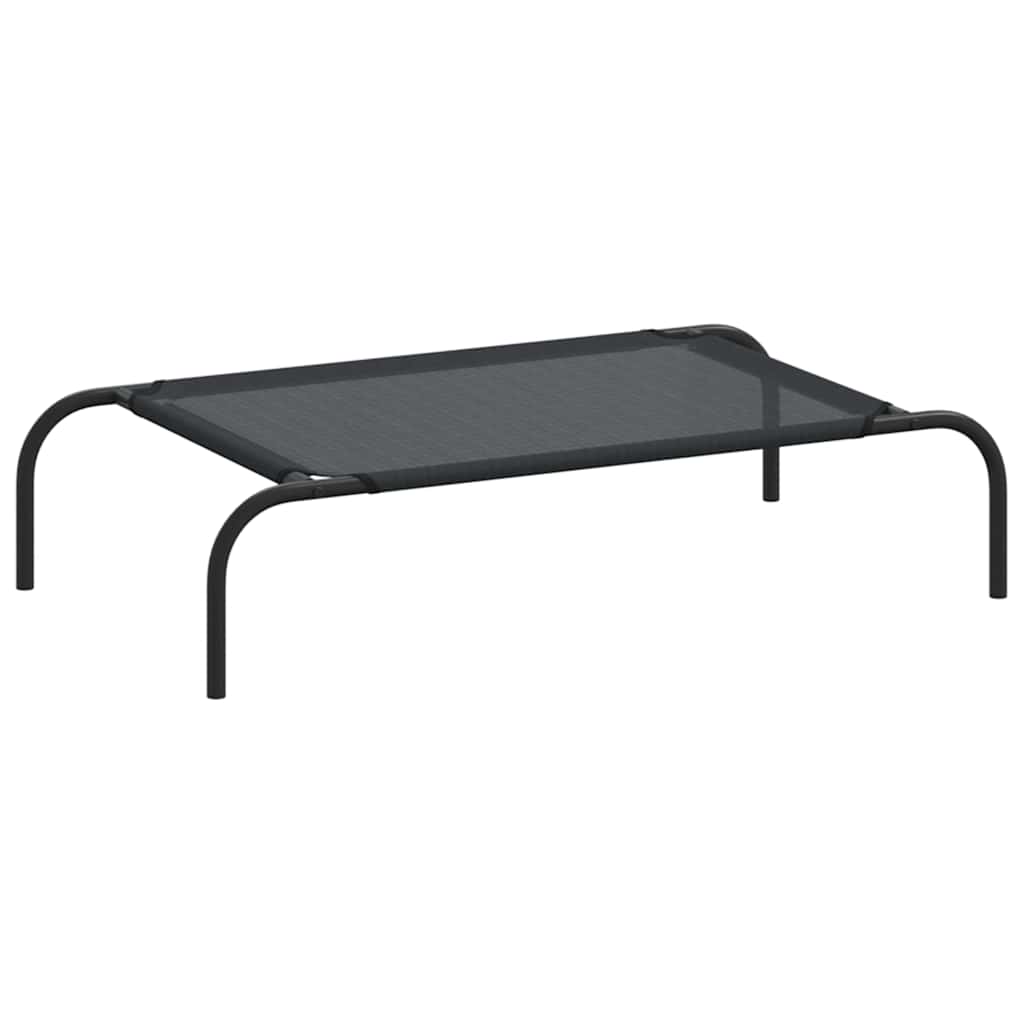 Elevated Dog Bed Black S Textilene