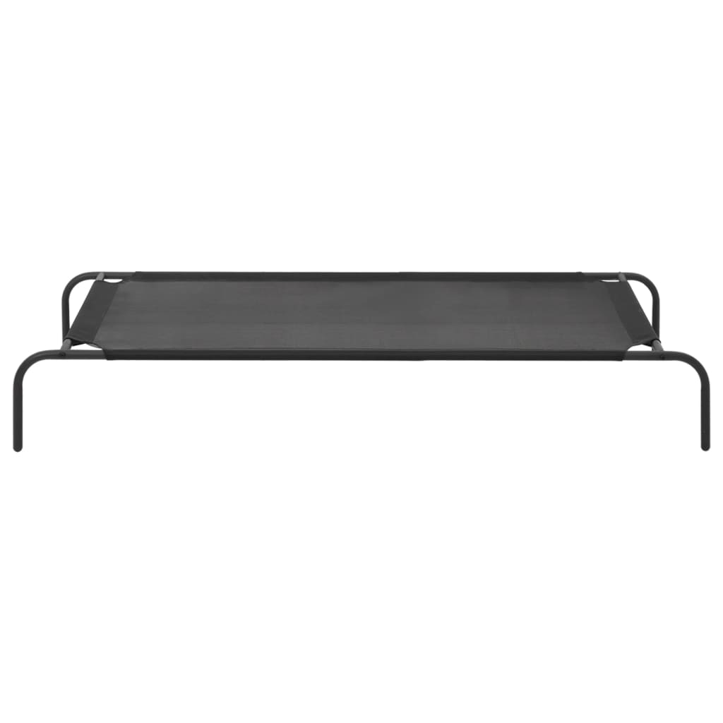 Elevated Dog Bed Black XL Textilene