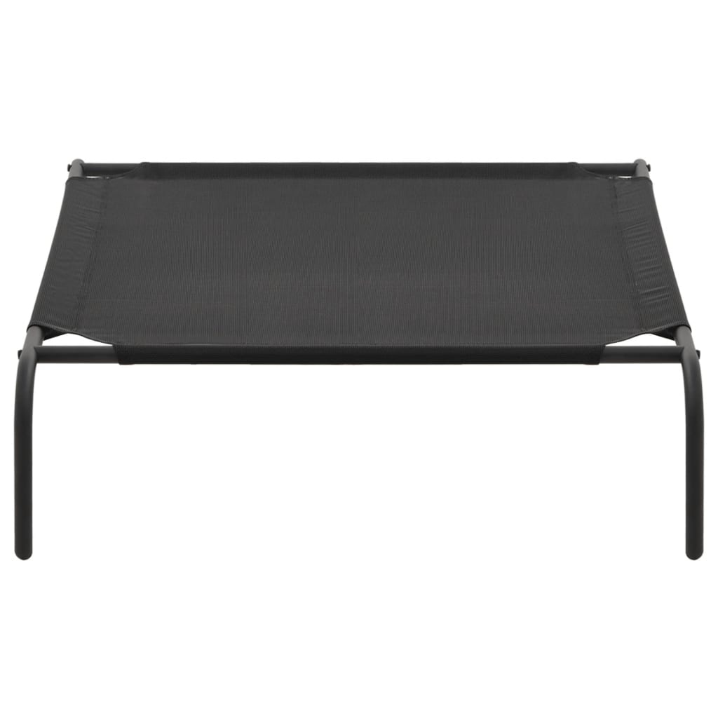 Elevated Dog Bed Black XL Textilene