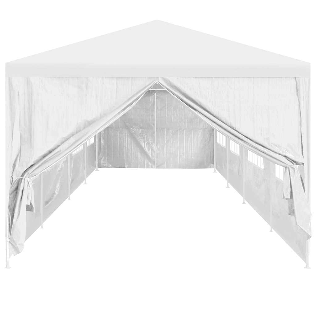 Party Tent Doors 2 pcs with Zipper White