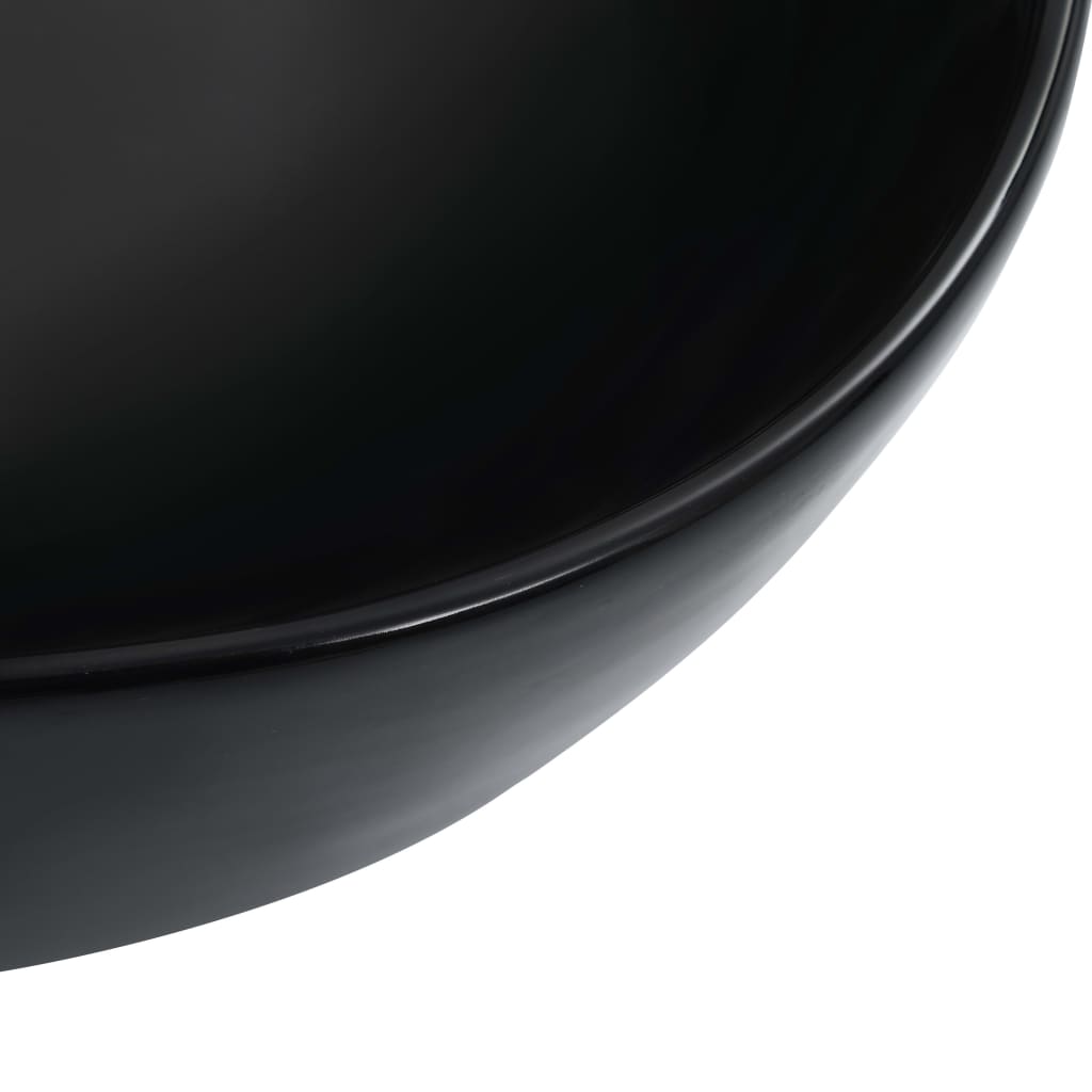 Wash Basin 45,5x32x13 cm Ceramic Black