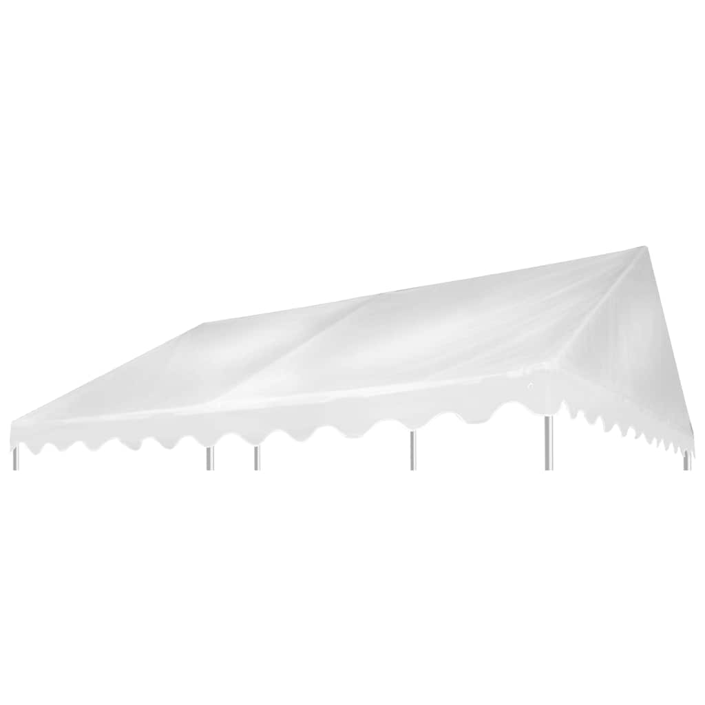 Gazebo Top Cover PVC 500 g/m² 3x4 m White