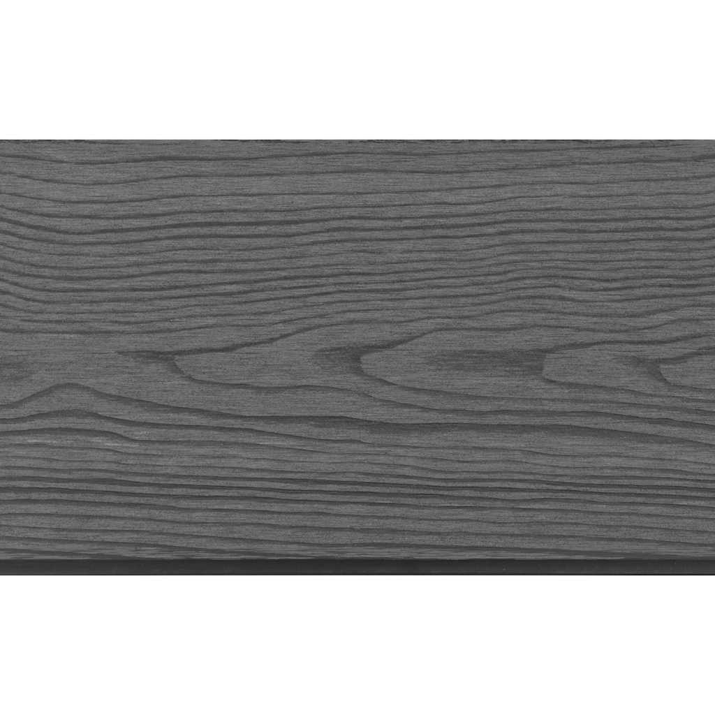 WPC Fence Set 2 Square + 1 Slanted 451x187 cm Grey