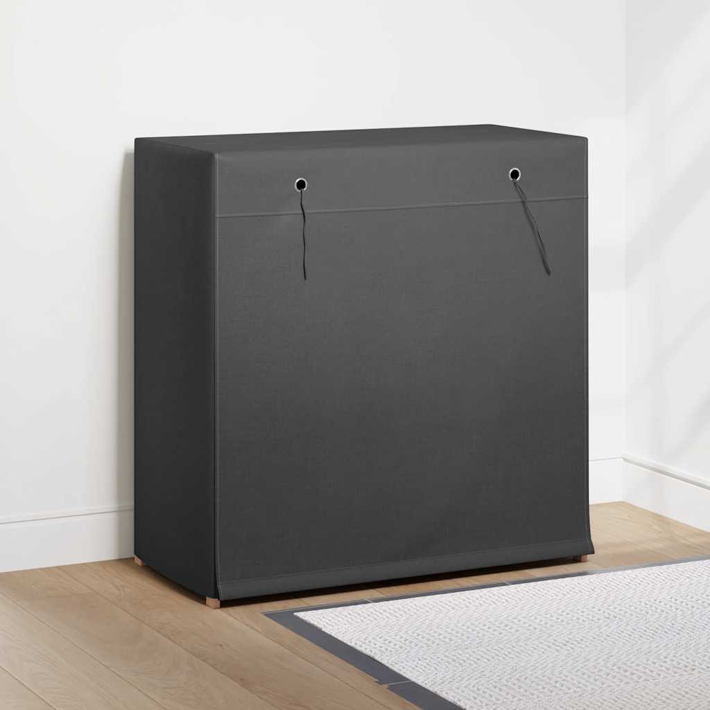 Shoe Cabinet with Cover Grey 79x40x80 cm Fabric