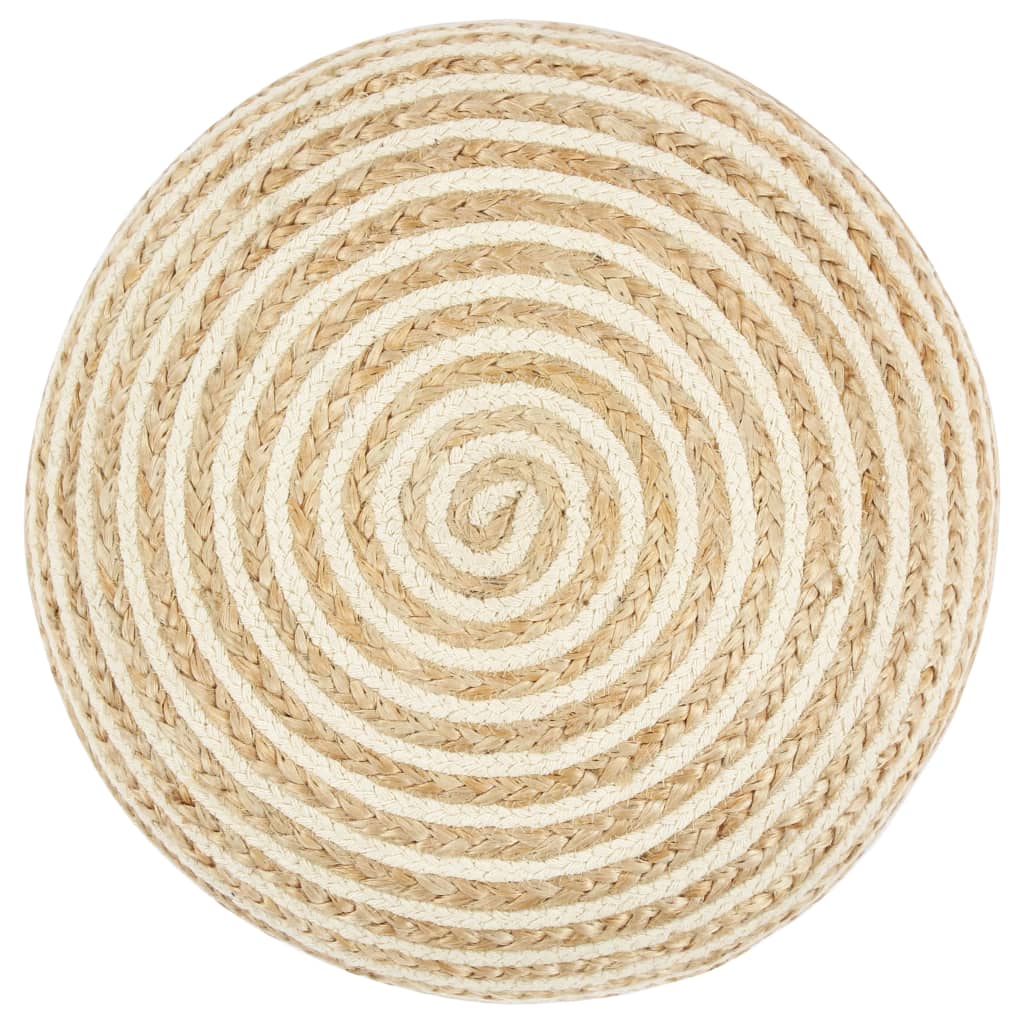 Handmade Pouffe 45x30 cm Jute