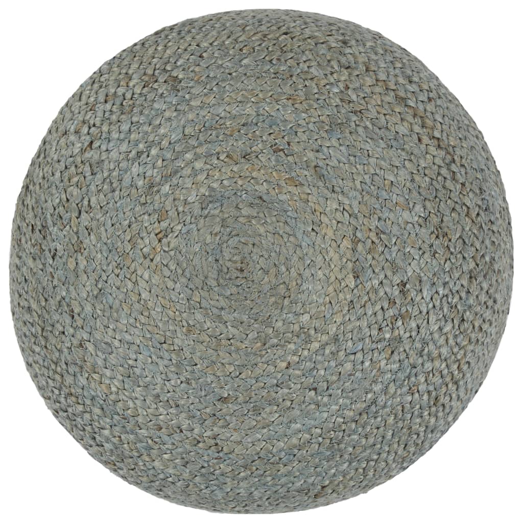 Handmade Pouffe Olive Green 45x30 cm Jute