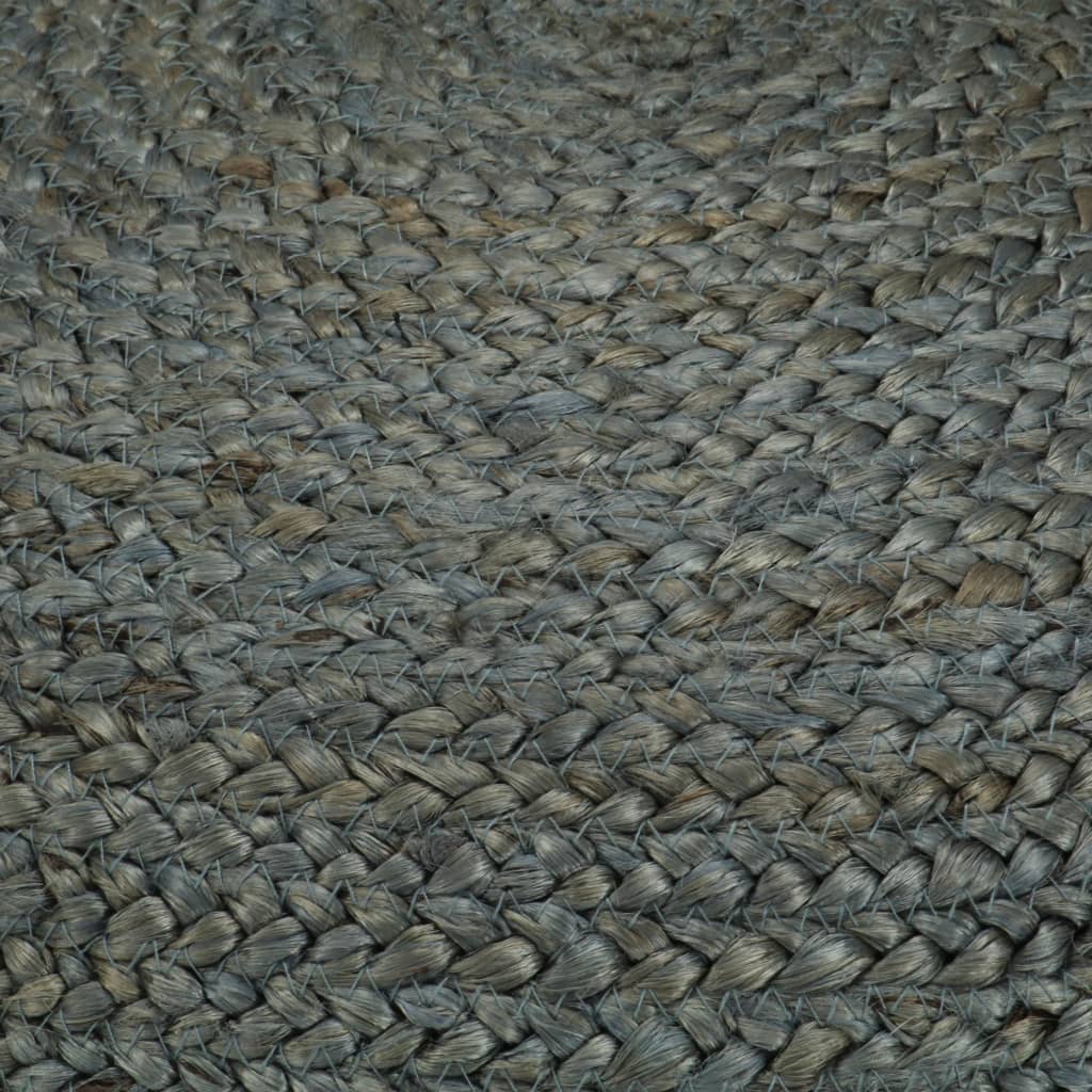 Handmade Pouffe Olive Green 45x30 cm Jute