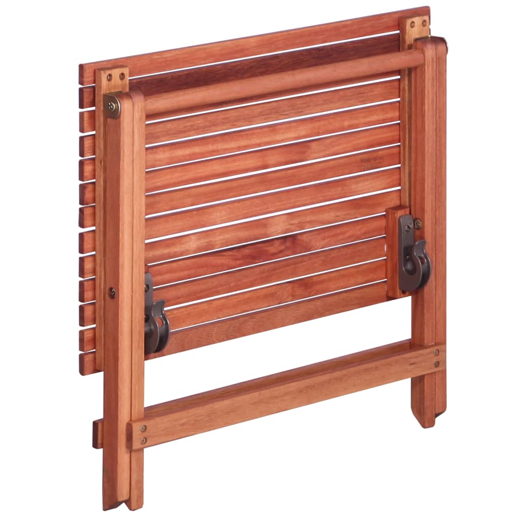 4 Piece Outdoor Dining Set for Children Solid Eucalyptus Wood