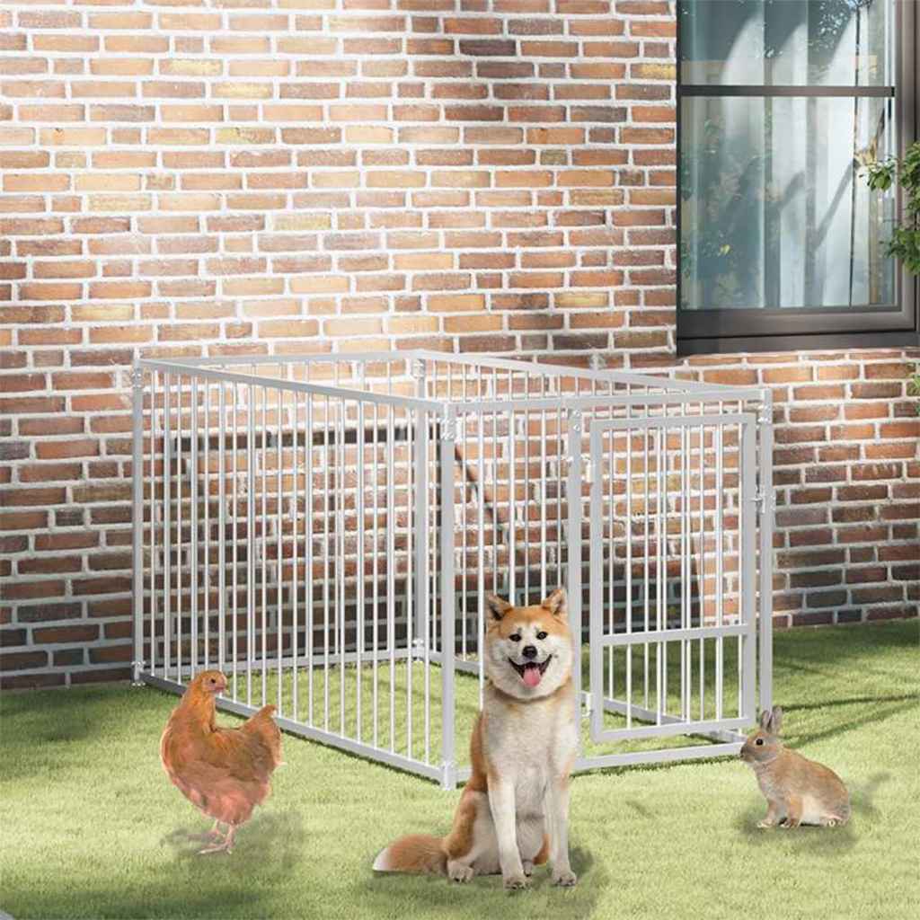 Outdoor Dog Kennel 100x200x100 cm