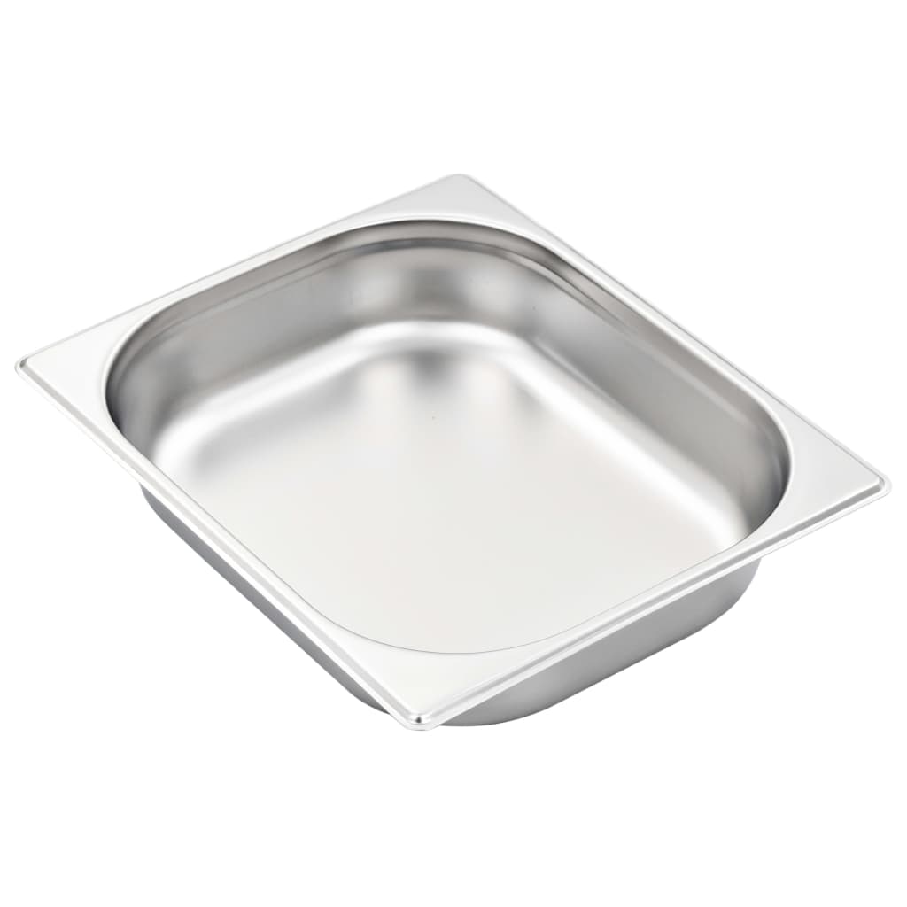 Gastronorm Containers 4 pcs GN 1/2 65 mm Stainless Steel