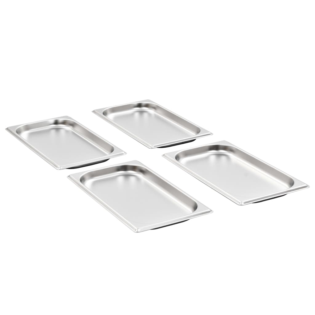 Gastronorm Containers 12 pcs GN 1/3 20 mm Stainless Steel