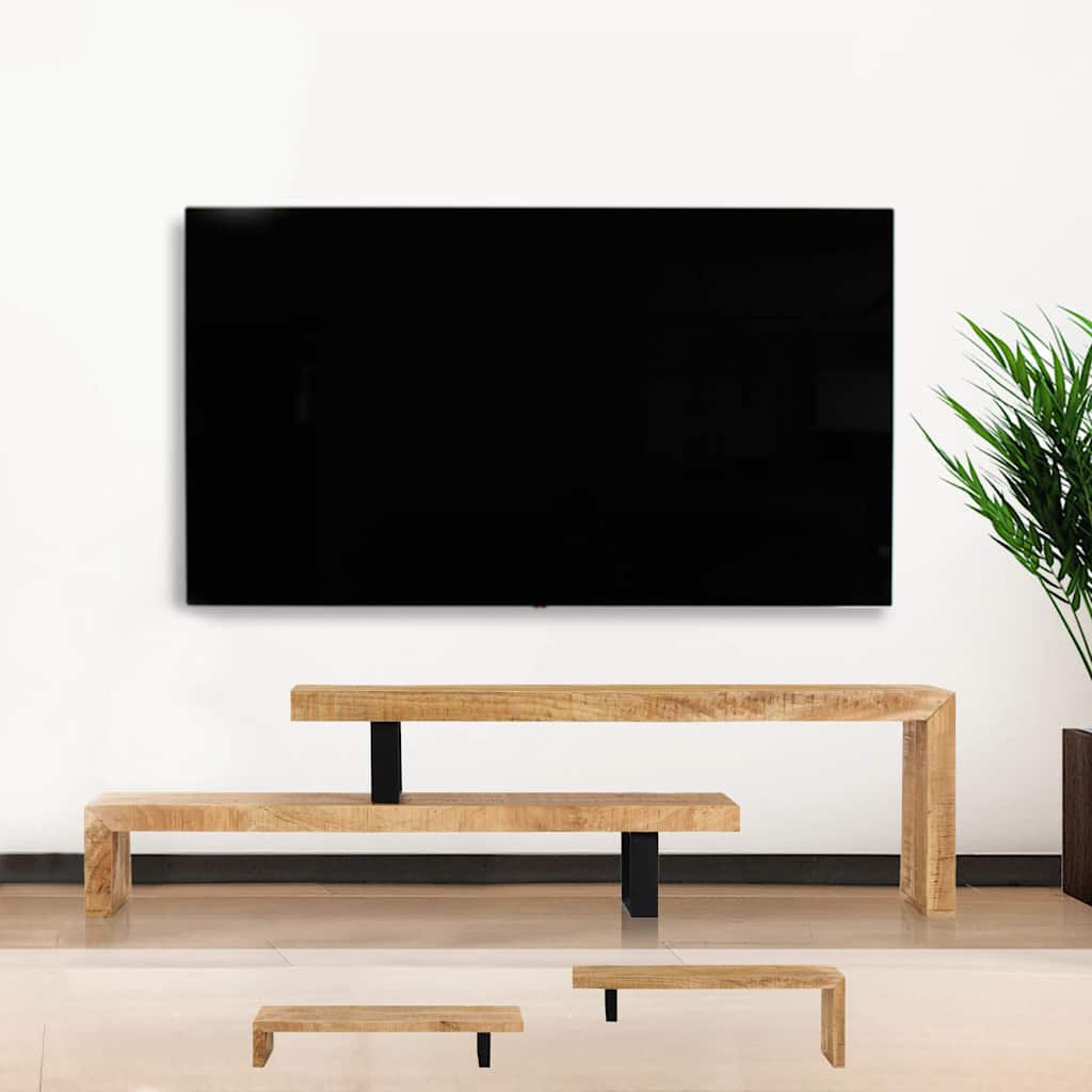 TV Stand Solid Mango Wood