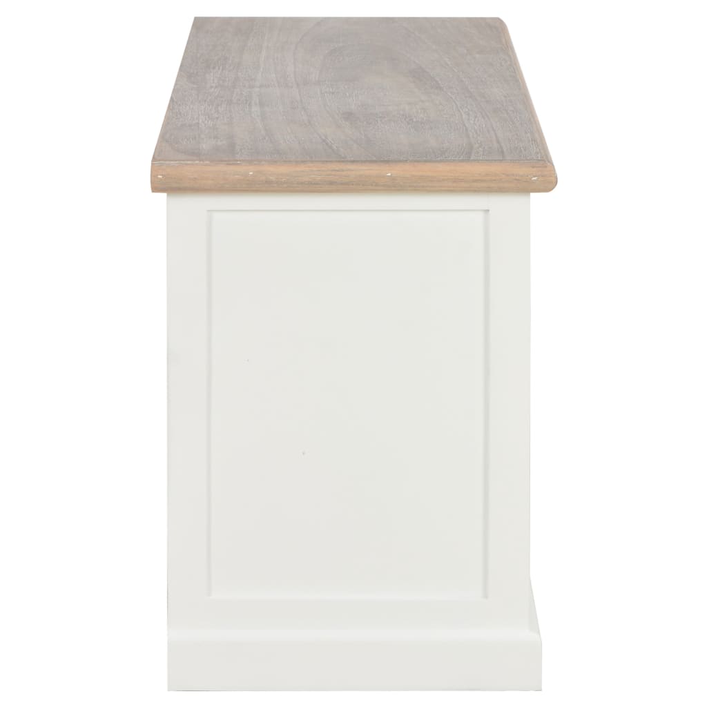 TV Cabinet White 90x30x40 cm Wood