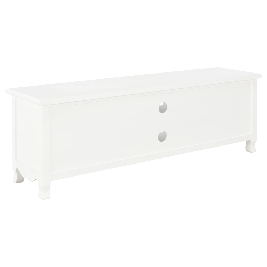 TV Cabinet White 120x30x40 cm Wood