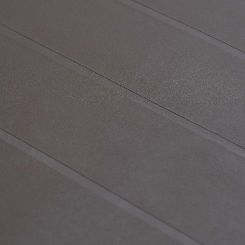 Garden Table Brown 220x90x72 cm Plastic Rattan Look