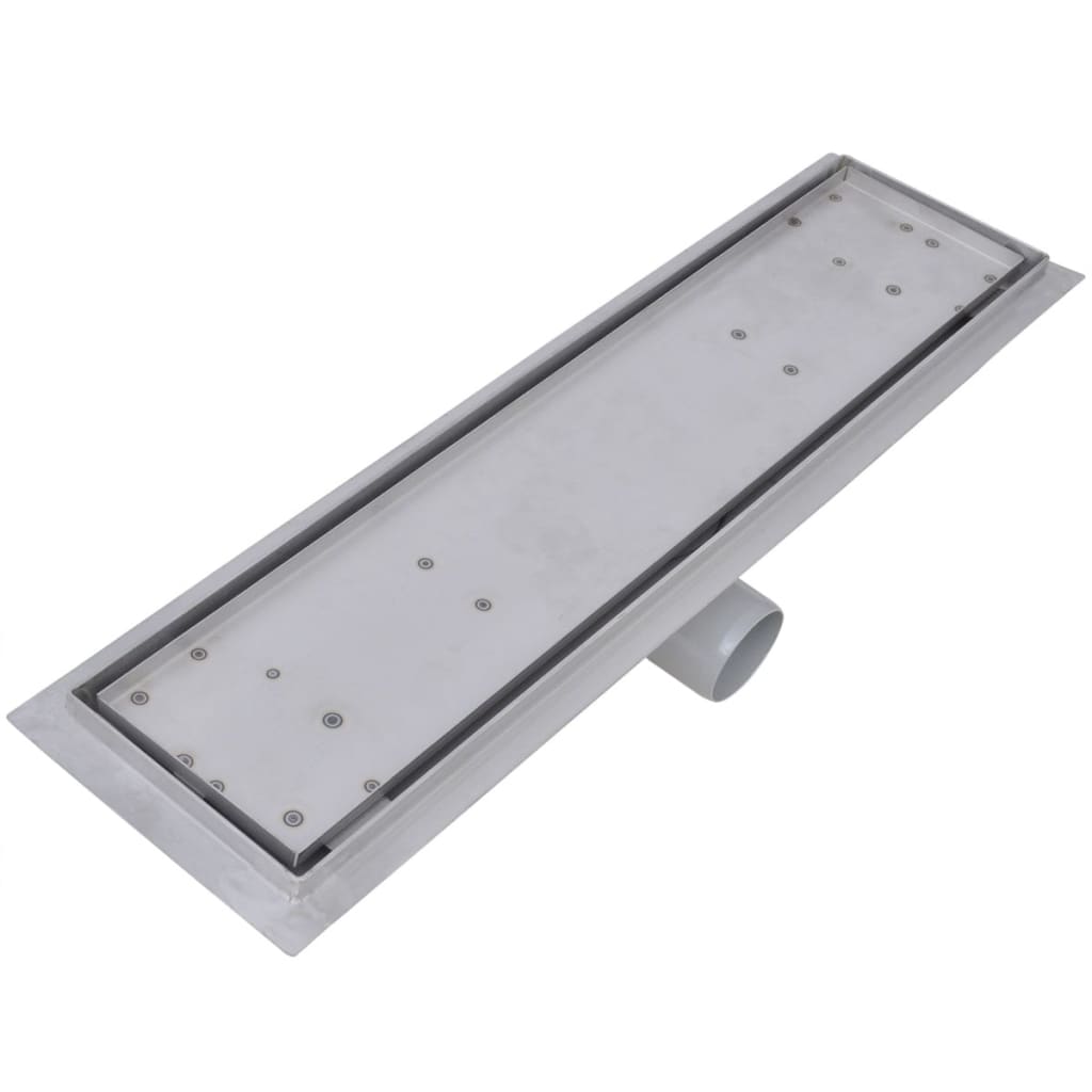 Linear Shower Drain 2 pcs 530x140 mm Stainless Steel