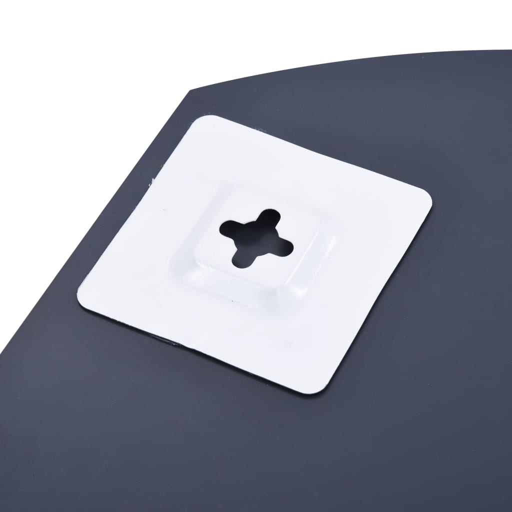 Wall Mirror with Shelf 30x50 cm Tempered Glass