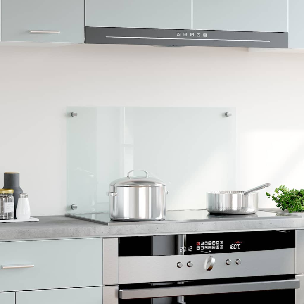 Kitchen Backsplash Transparent 70x40 cm Tempered Glass