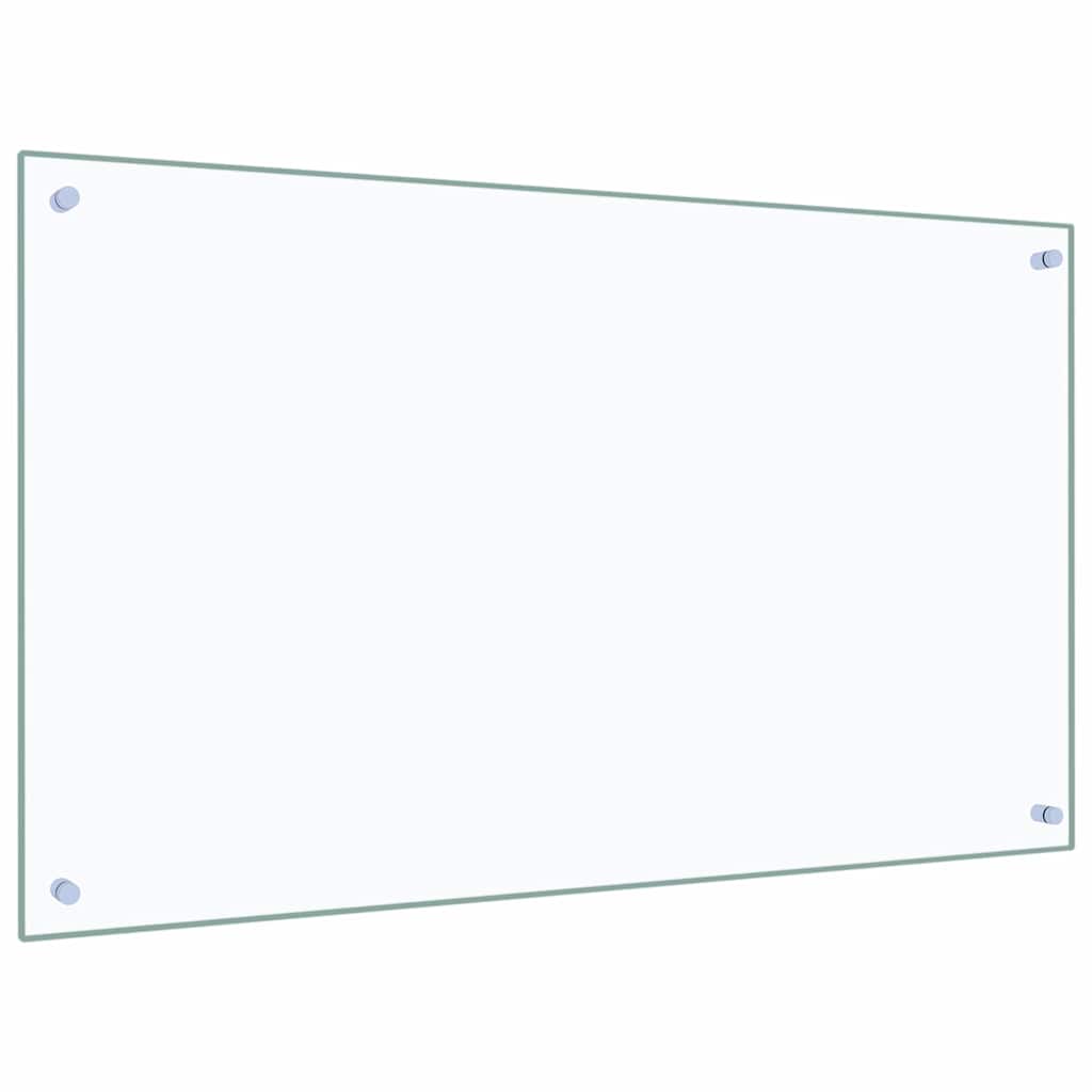 Kitchen Backsplash Transparent 100x60 cm Tempered Glass
