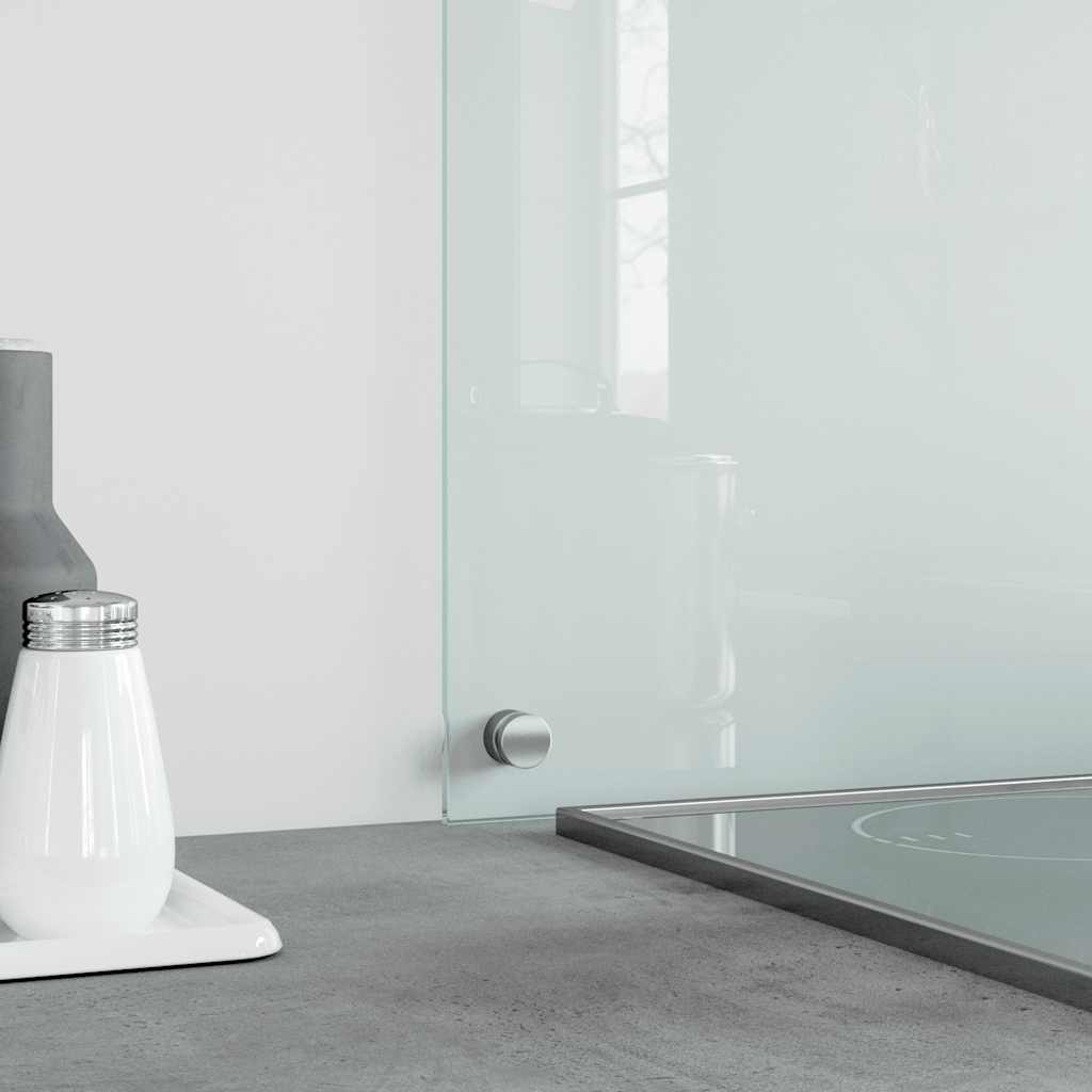 Kitchen Backsplash Black 70x40 cm Tempered Glass