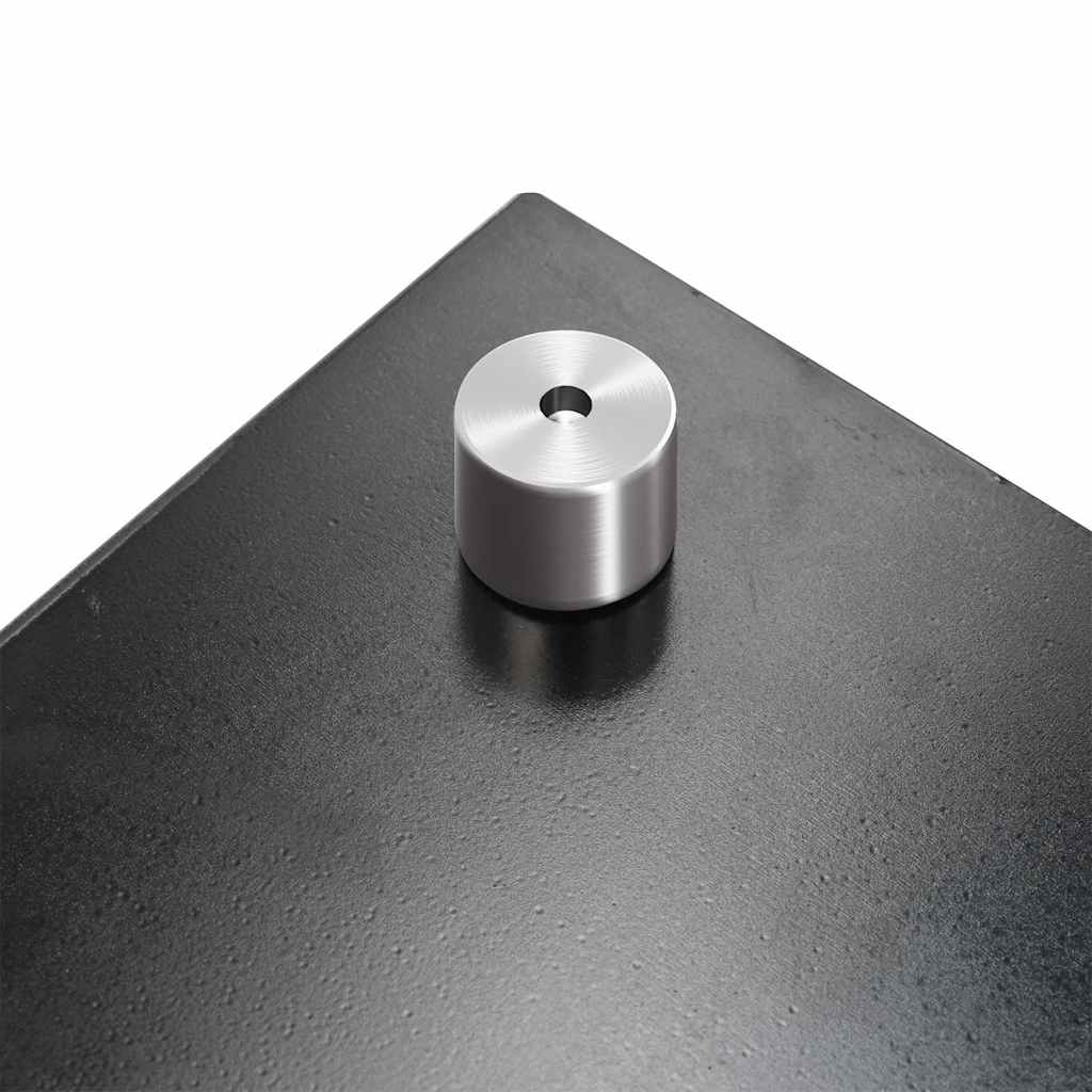 Kitchen Backsplash Black 90x60 cm Tempered Glass