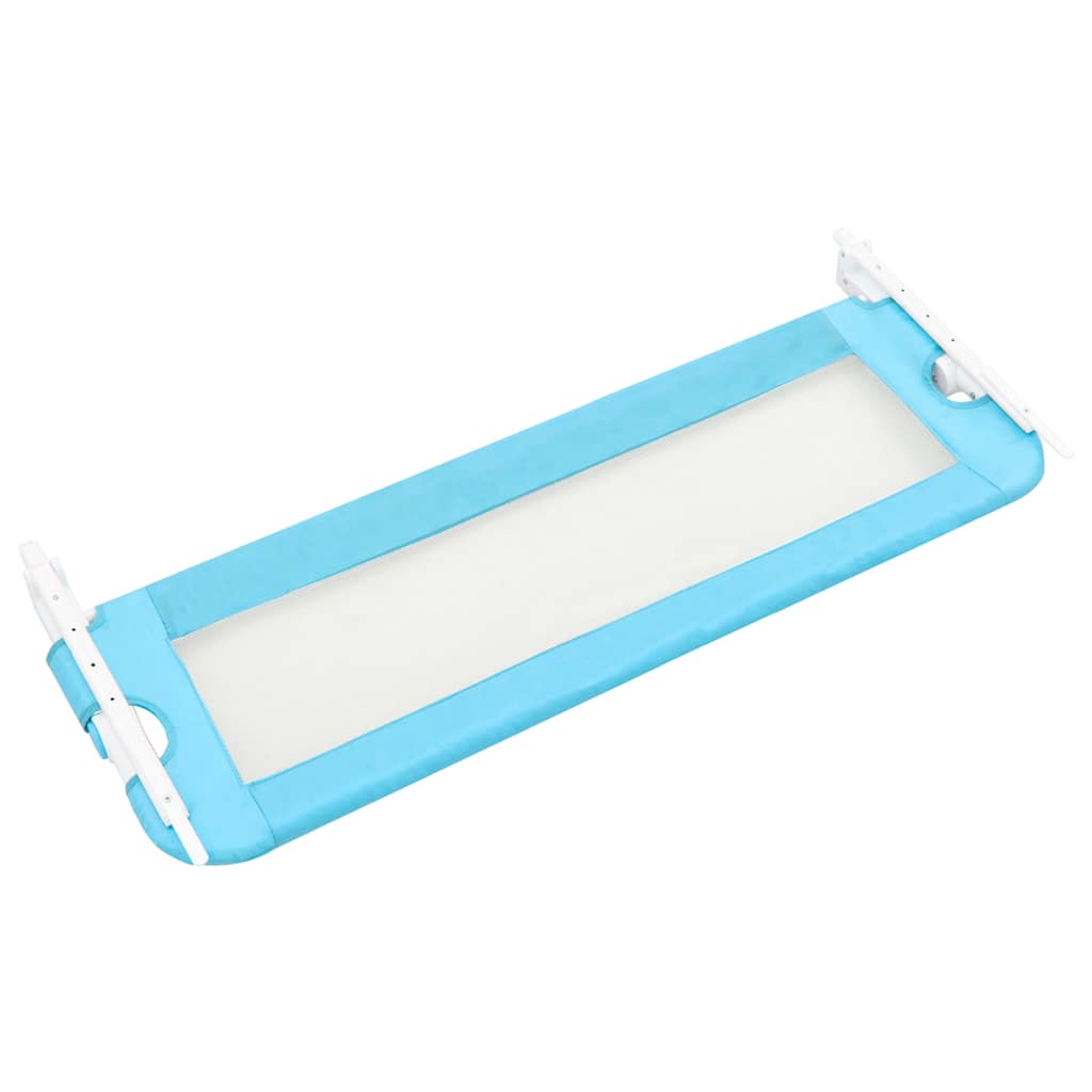 Toddler Safety Bed Rail Blue 120x42 cm Polyester