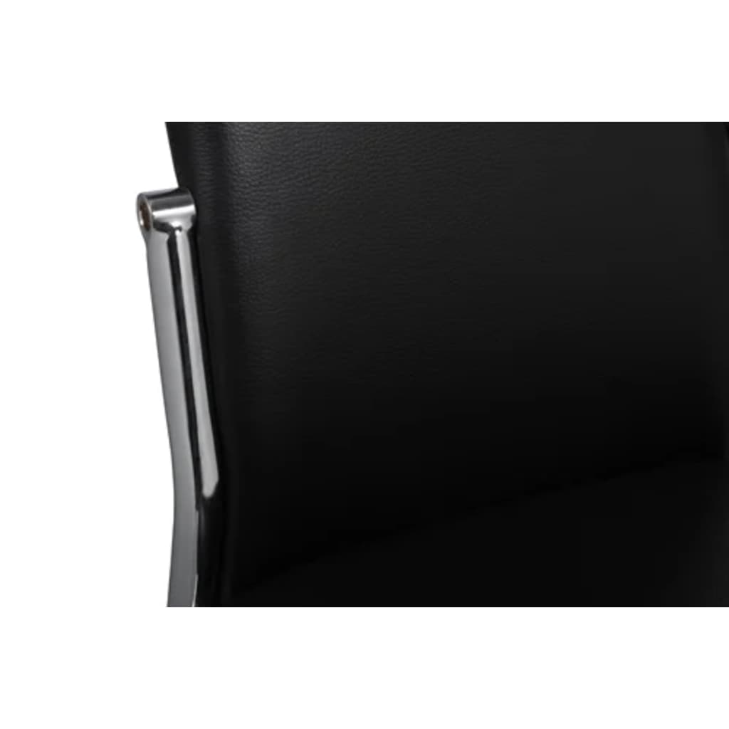Dining Chairs 6 pcs Black Faux Leather