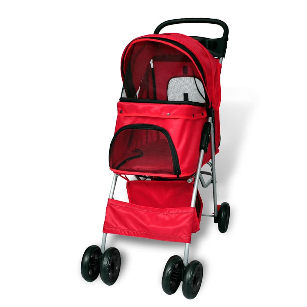 dog stroller red