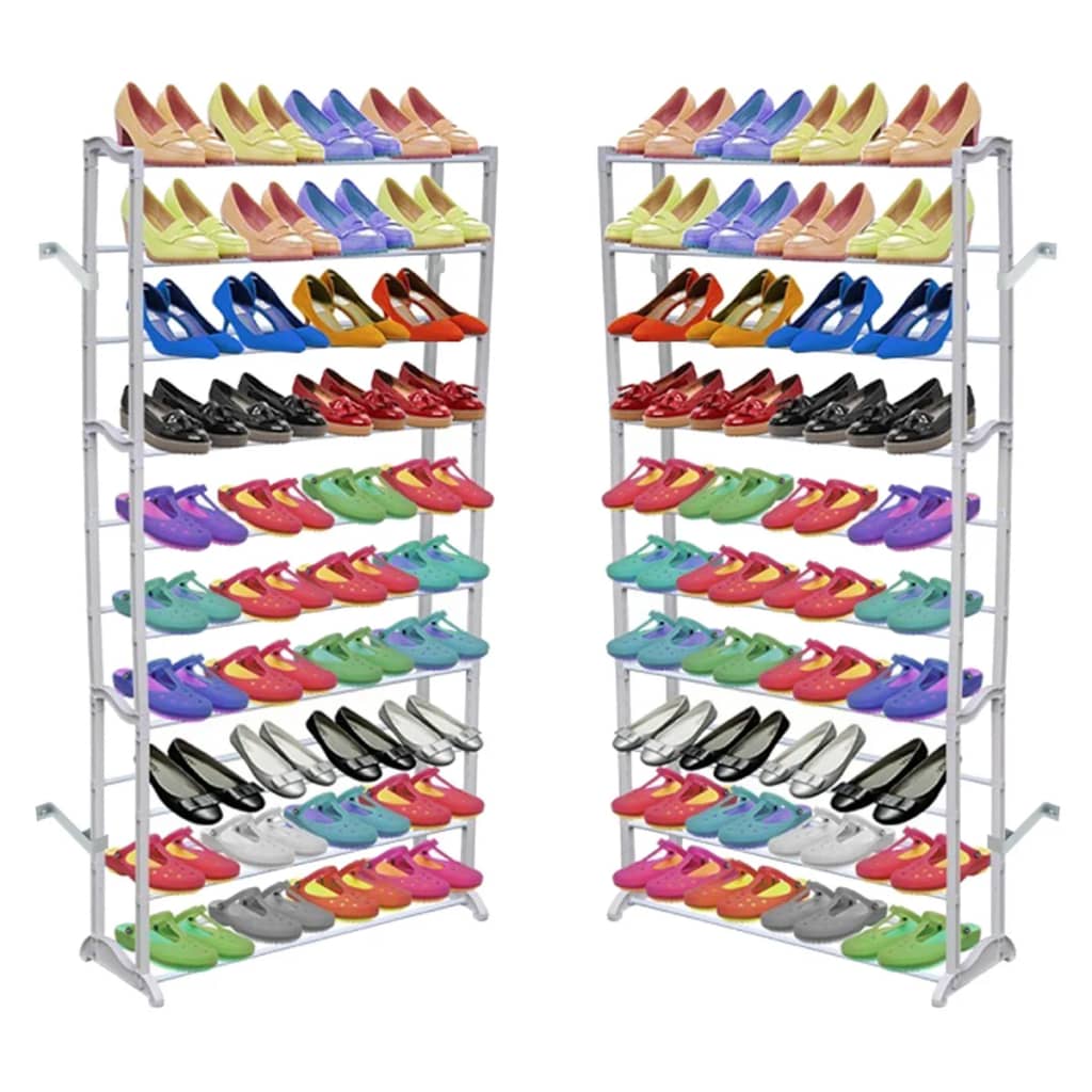10-tier Shoe Rack 2 pcs