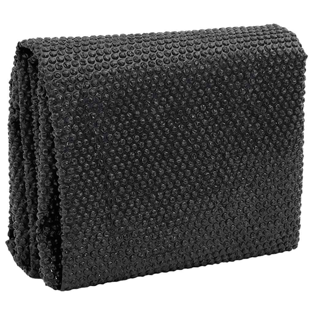 Floating Rectangular PE Solar Pool Film 6 x 4 m Black