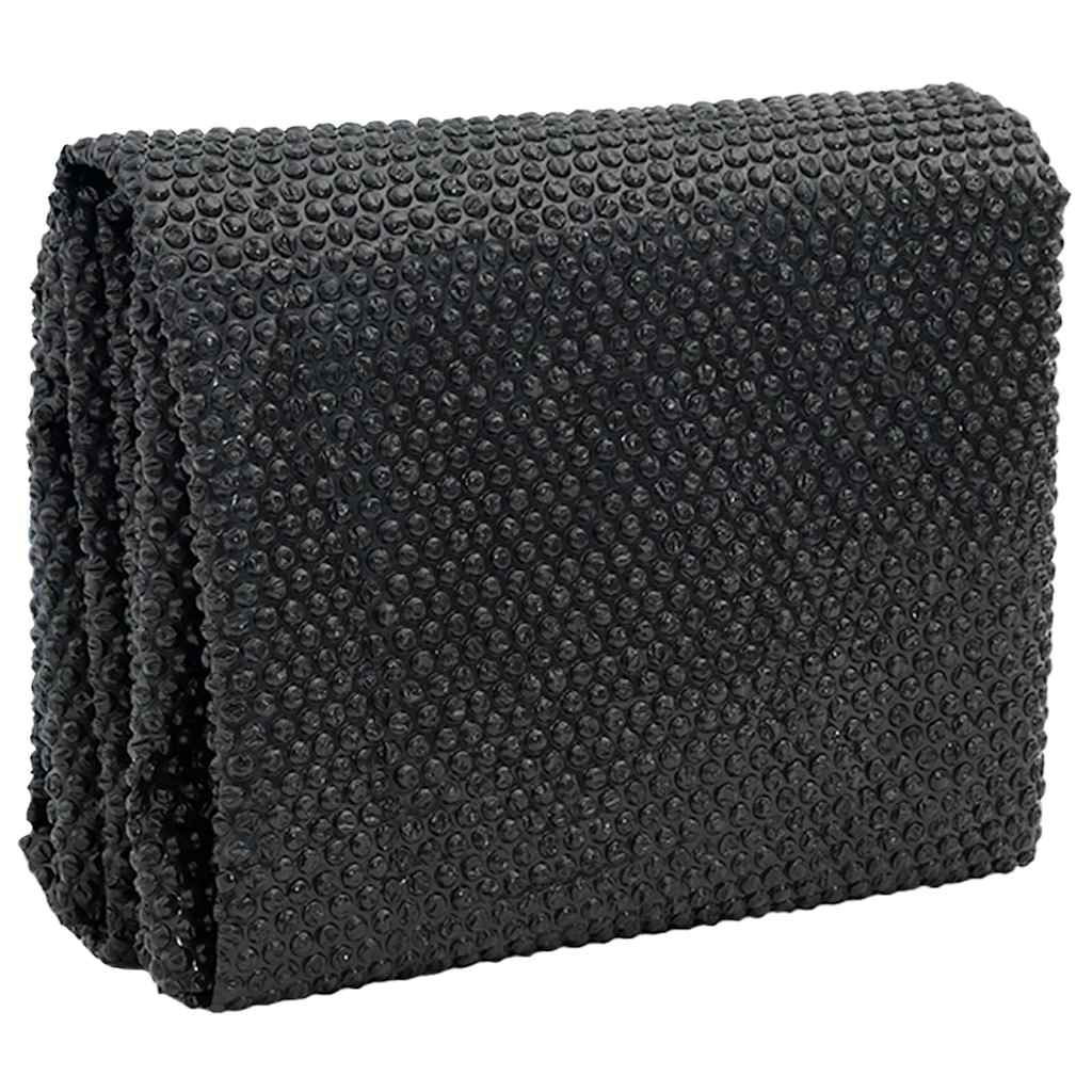 Floating Rectangular PE Solar Pool Film 10 x 5 m Black
