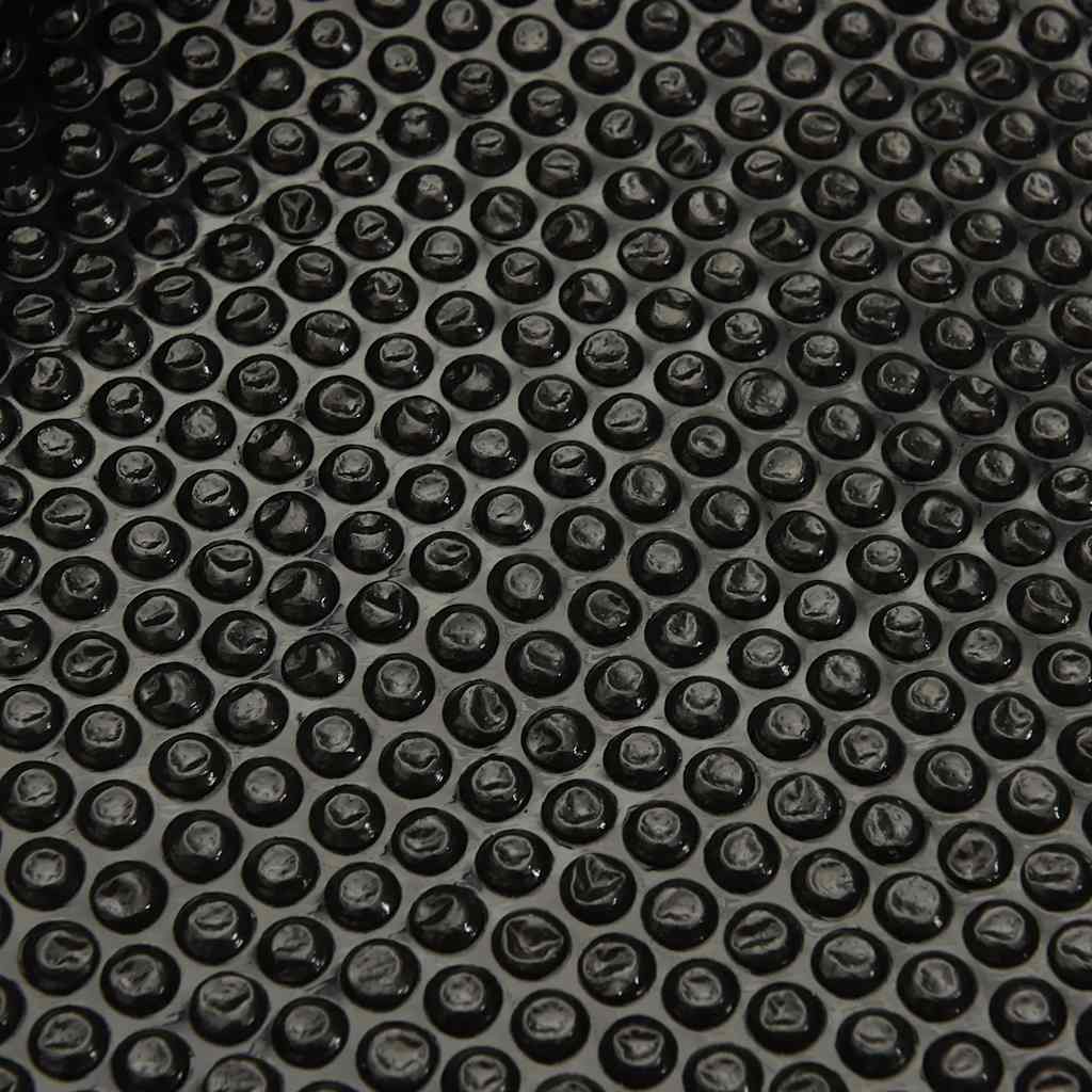Floating Rectangular PE Solar Pool Film 10 x 5 m Black