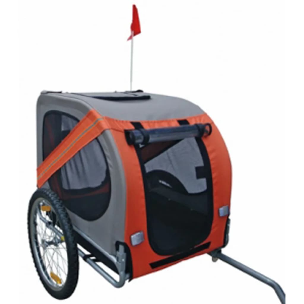 Dog Bike Trailer Orange