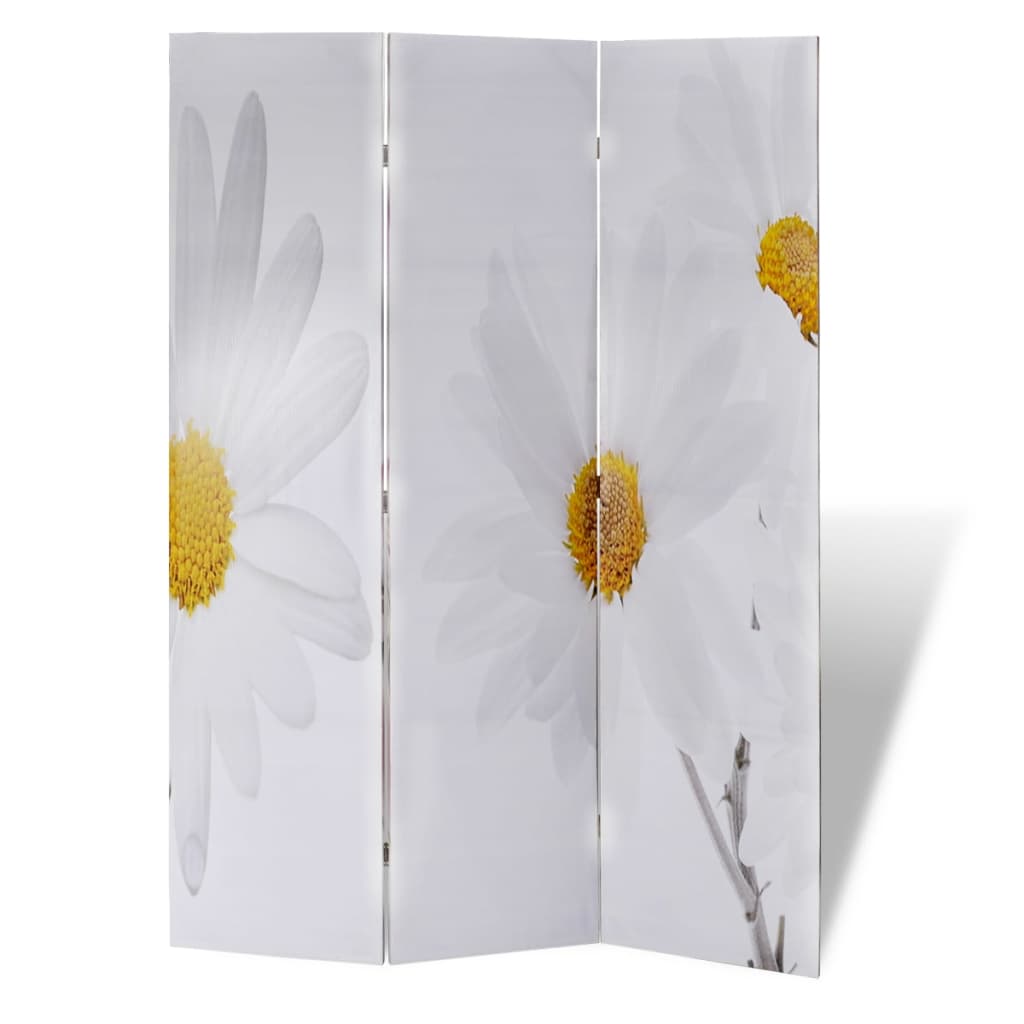 Folding Room Divider Print 120 x 170 Flower